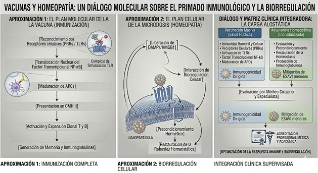 vacunas y homeopatía, un díalogo sobre el primado inmunologógico y la birregulación