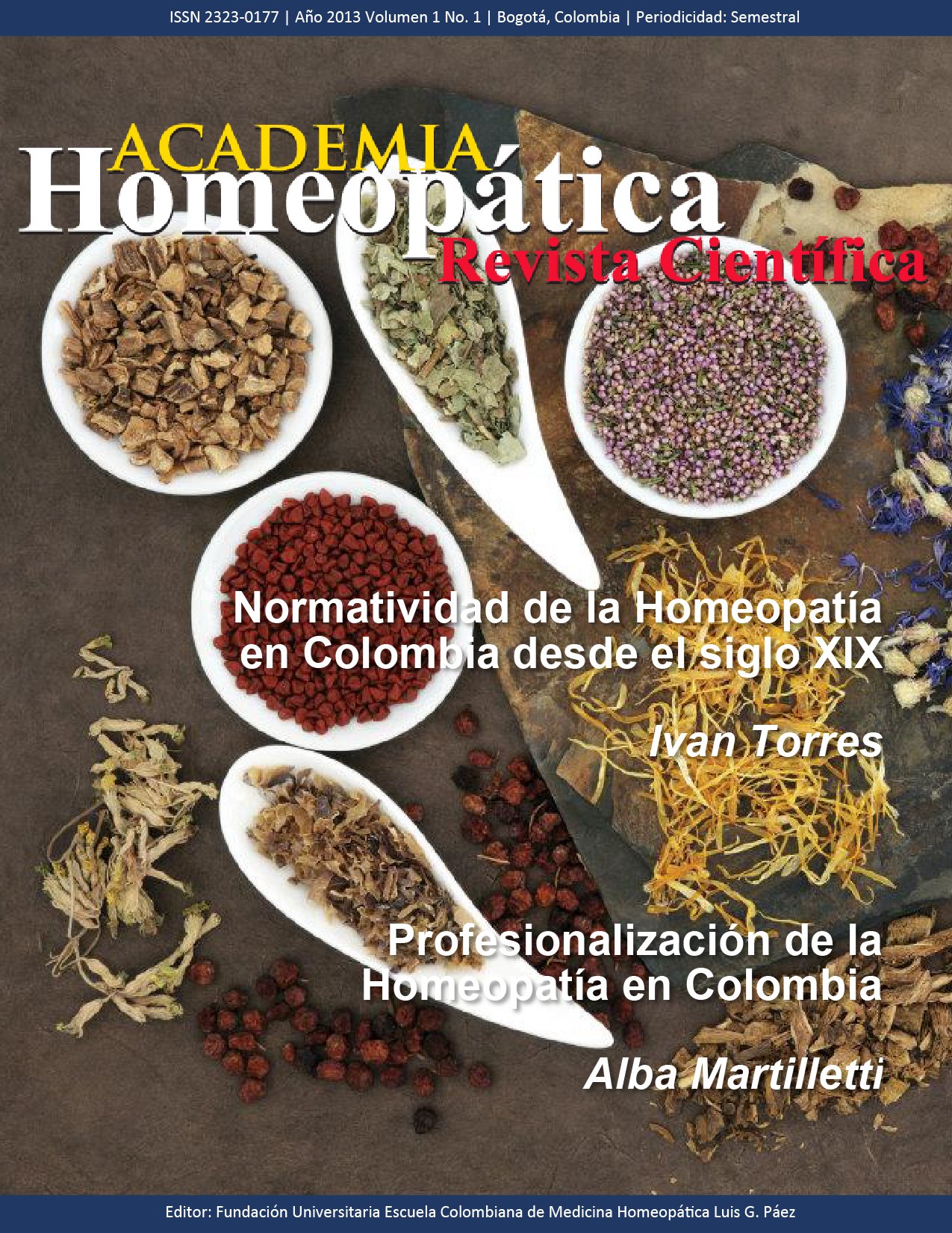 Revista Académica Homeopática No. 1