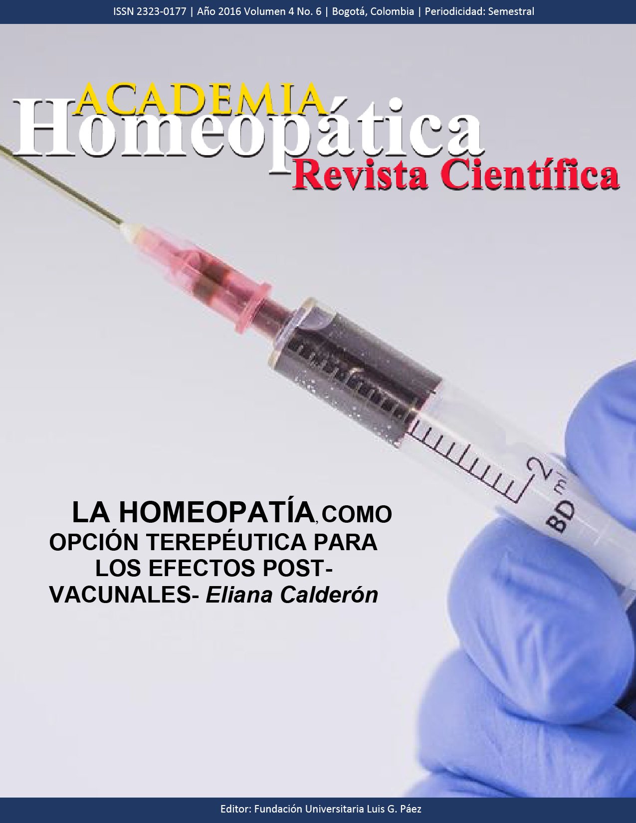 Revista Académica Homeopática No. 6